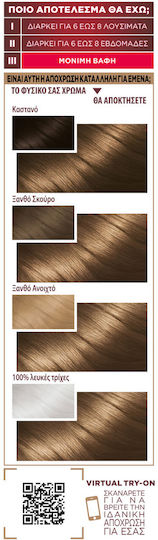 Garnier Color Sensation Βαφή Μαλλιών 6.0 Ξανθό Σκούρο 110ml