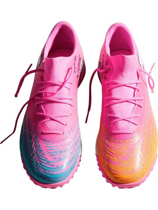 PUMA Future Football Shoes with Molded Cleats TT Pink