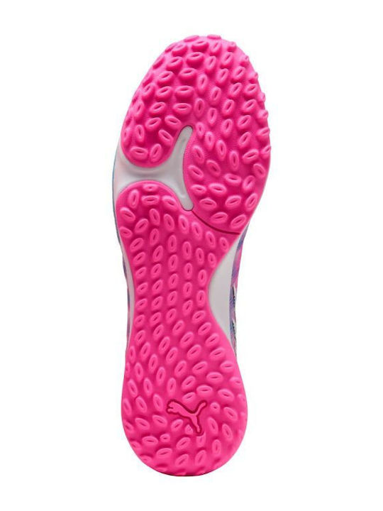 PUMA Future Football Shoes with Molded Cleats TT Pink