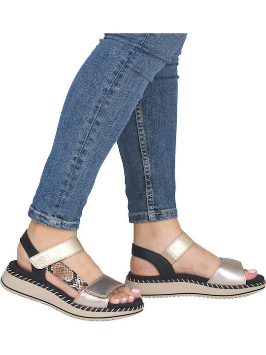 Women's Anatomic Sandals Black/Brass