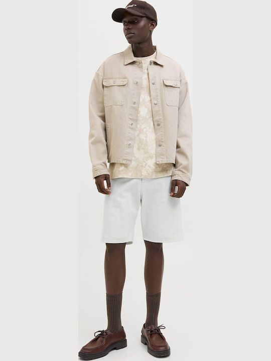 Herren Shorts Denim Cloud-dancer
