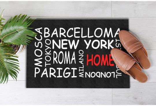 SteweHome Non-Slip Orange Doormat 70x45cm