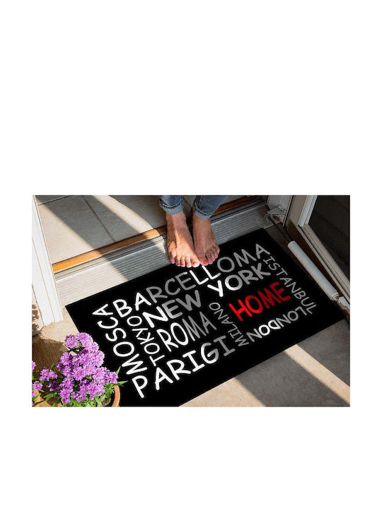 SteweHome Non-Slip Orange Doormat 70x45cm