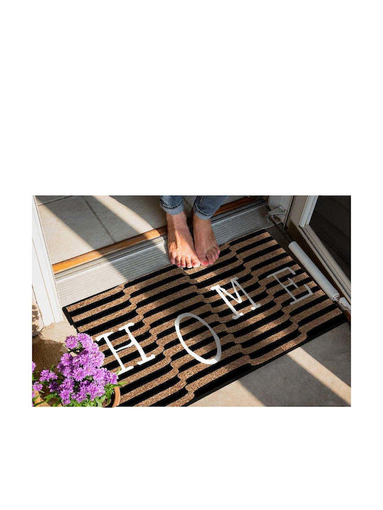 SteweHome Non-Slip Orange Doormat 70x45cm