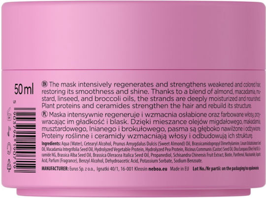 Neboa Neboa Mini Size REPAIR & SHINE Repair Mask for Damaged and Colored Hair 50 ml
