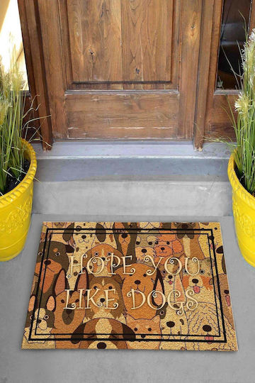 SteweHome Doormat Orange 70x45cm STE-029066-P29066 Orange