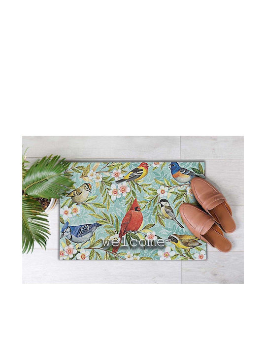 SteweHome Non-Slip Orange Doormat 70x45cm