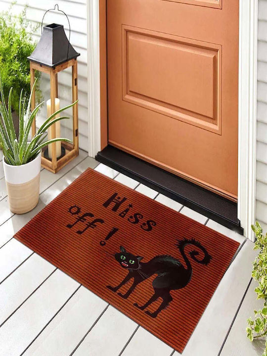 SteweHome Non-Slip Orange Doormat 70x45cm
