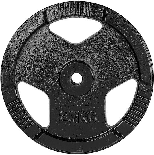 inSPORTline Δίσκος Μεταλλικός 1 x 25kg Φ30mm με Λαβές