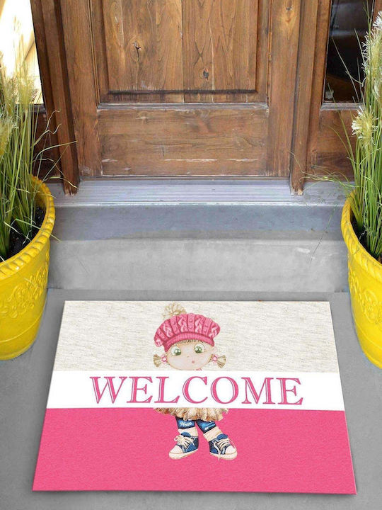 SteweHome Doormat Non-Slip Pink 70x45cm