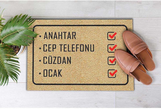 SteweHome Πατάκι Εισόδου Πορτοκαλί STE-029220-P29220 Πορτοκαλί
