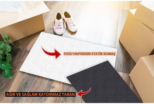 SteweHome Non-Slip Brown Doormat