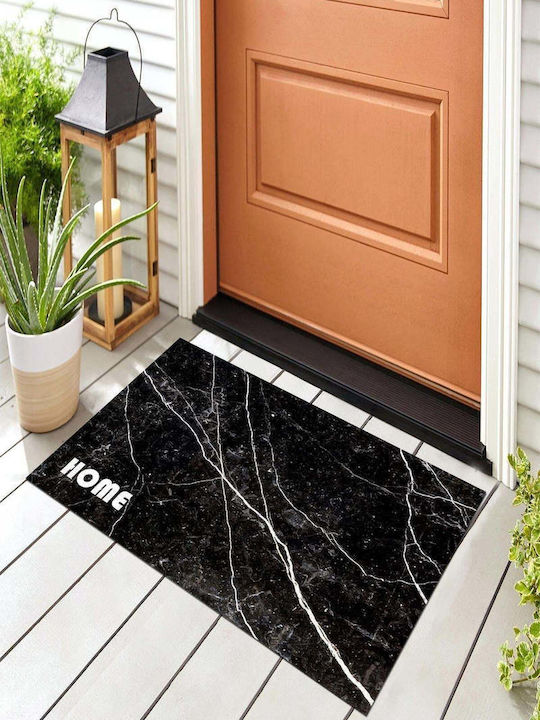 SteweHome Non-Slip Orange Doormat