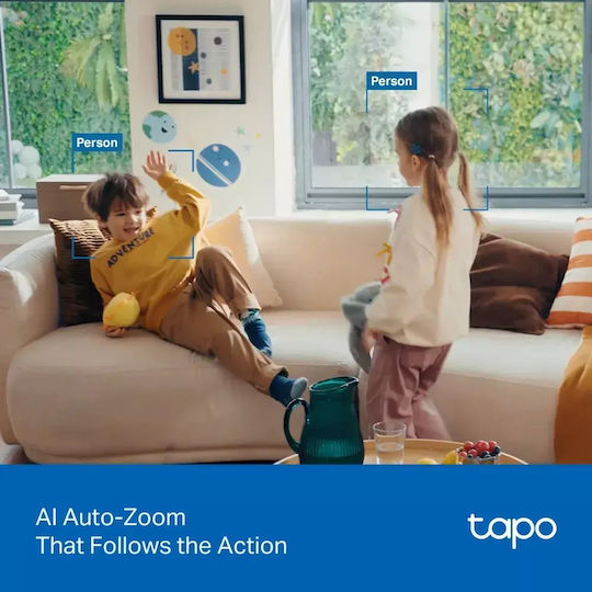 TP-LINK Tapo C250 IP Überwachungskamera Wi-Fi 4K mit Zwei-Wege-Kommunikation und Objektivgröße 4mm