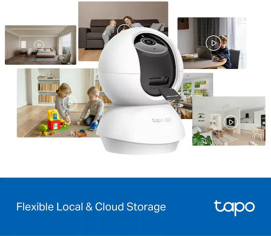 TP-LINK Tapo C250 IP Überwachungskamera Wi-Fi 4K mit Zwei-Wege-Kommunikation und Objektivgröße 4mm