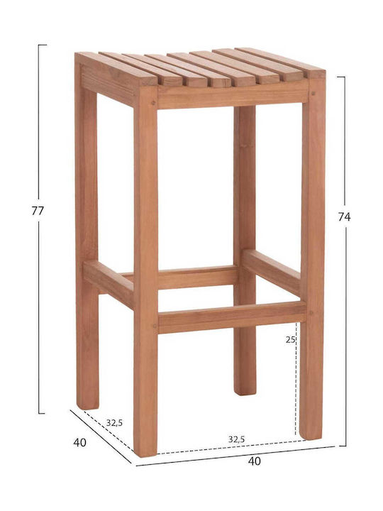 Set Bar de Exterior 3 Piese Culoare Naturală