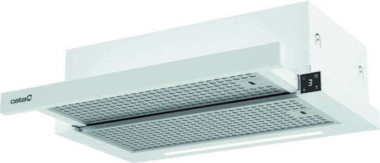 Cata TFH 6430 GWH Συρόμενος Απορροφητήρας 59.8cm Λευκός