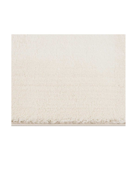 vidaXL Rectangular Shaggy Cream White Living Room Rug 120x183cm