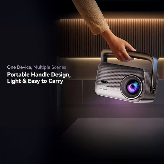 BlackView PV1000 Max Mini Projector LCD Full HD with Wi-Fi and Built-in Speakers PV1000MAX