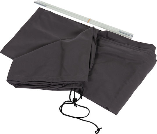 HomeMarkt Replacement Umbrella Fabric Gray 3x3m