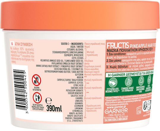Garnier Fructis Haarmasken für Stärkung Ananas 400ml