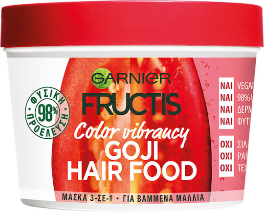 Garnier Fructis Hair Food Goji Hair Mask for Color Protection 390ml