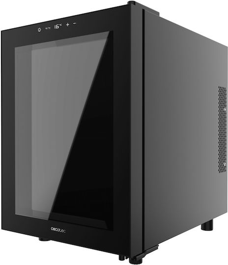 Cecotec Bolero GrandSommelier 1255 CoolCrystal Συντηρητής Κρασιών 12 Φιαλών