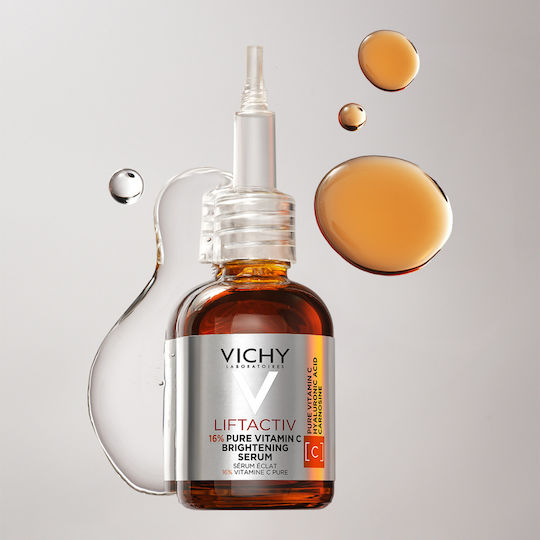 Vichy Liftactiv Supreme Anti-aging Serum Face with Vitamin C & Vitamin E for Detoxification & Radiance 20ml