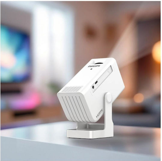 Philips NeoPix 140 Проектор LCD HD Лампа LED с Вградени Говорители NPX140/INT
