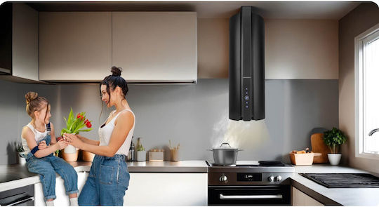 Berdsen Chimney Recirculation Hood 35cm Black