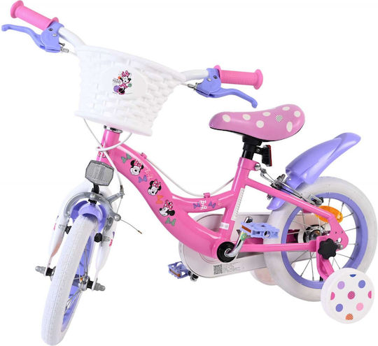 Minnie Mouse Bicicletă Copii BMX Alb 12"