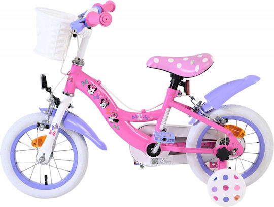 Minnie Mouse Bicicletă Copii BMX Alb 12"