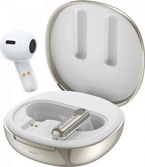 Monster N-Lite 209 Earbud Bluetooth Handsfree Headphones with Sweat Resistance and Charging Case Silver
