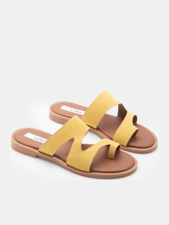 Women's Flat Sandals Yellow