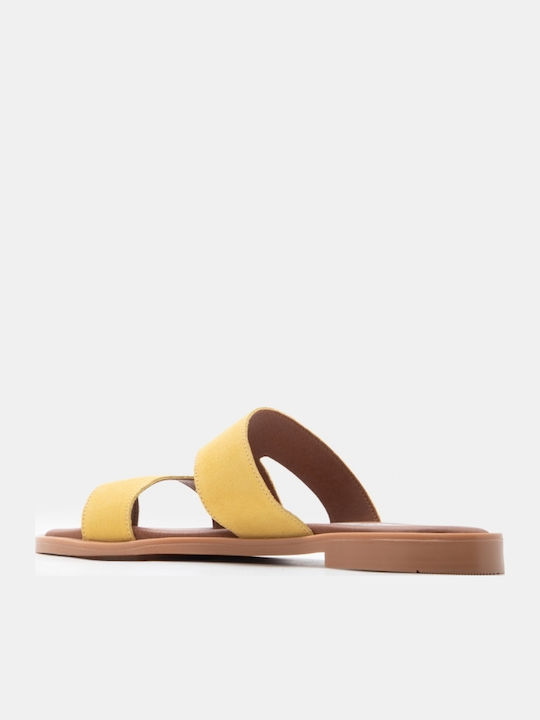 Women's Flat Sandals Yellow