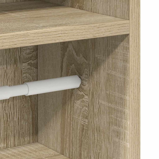 vidaXL Badezimmerschrank 20.5x22x90cm Sonoma