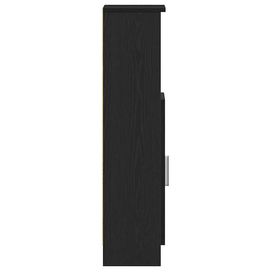 vidaXL Dulap De Baie 20.5x22x90cm Negru