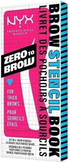 NYX Professional Makeup Zero To Brow Комплект Грим за вежди 4 бр