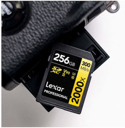Lexar Professional 2000X SDXC 256GB U3 V90 UHS-II 300MB/s