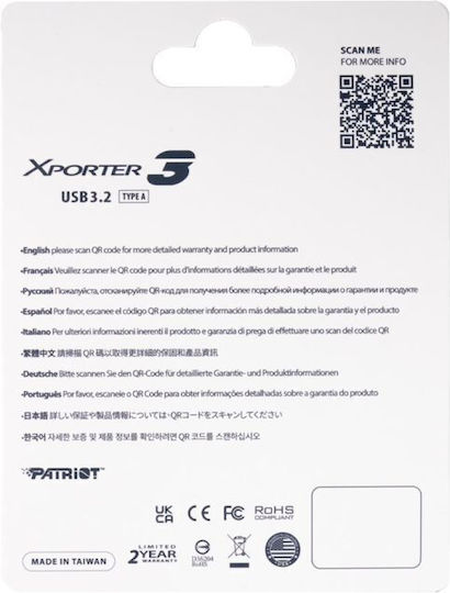 Patriot VX Серия SDHC 32GB U3 V30 UHS-I С Адаптер
