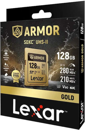 Lexar Lsdamgl128grnnng SDXC 128GB U3 UHS-II 30MB/s