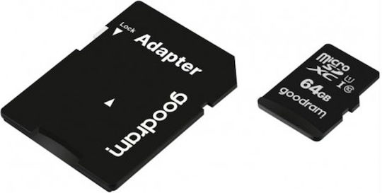 GoodRAM M1AA microSDXC 64GB U1 UHS-I 60MB/s с адаптер