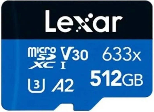 Lexar Plus 512GB U3 V30 A2 170MB/s Speicherkarten