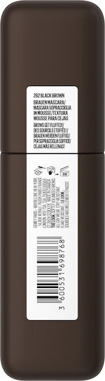 Maybelline Superfluff Mousse Mascara for Eyebrows 262 Black Brown 5ml
