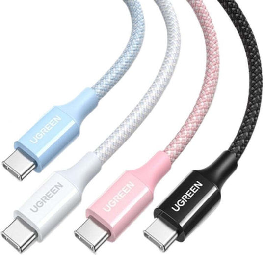Ugreen USB 2.0 Cable USB-C Male - USB-C 100W PD Pink 2m 65252