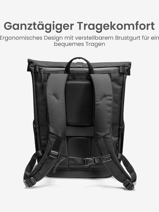 tomtoc Backpack Backpack for 17.3" Laptop Black T61L1D1