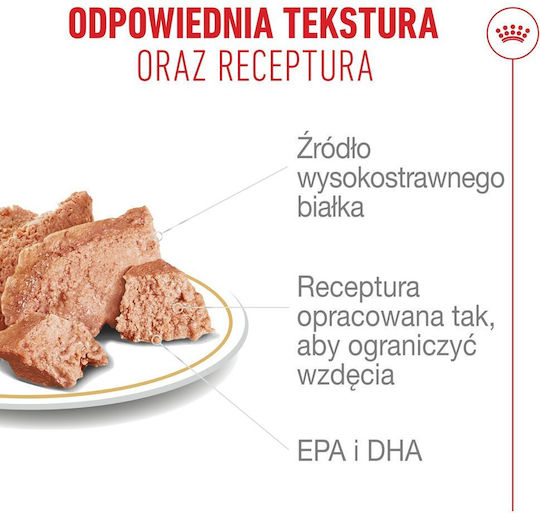 Royal Canin French Bulldog Υγρή Τροφή Σκύλων σε Φακελάκι με Κρέας 12x85gr
