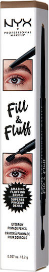NYX Professional Makeup Fill & Fluff Μολύβι για Φρύδια 02 Taupe