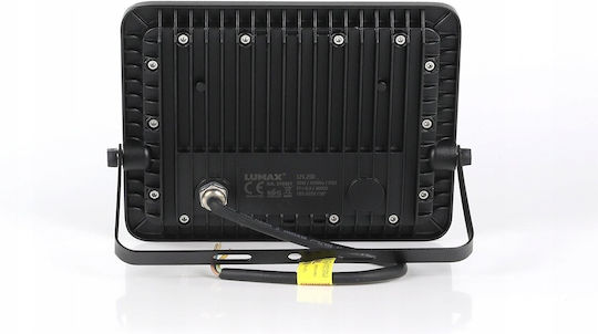 Lumax Στεγανός Προβολέας LED 50W Φυσικό Λευκό 4000K IP65