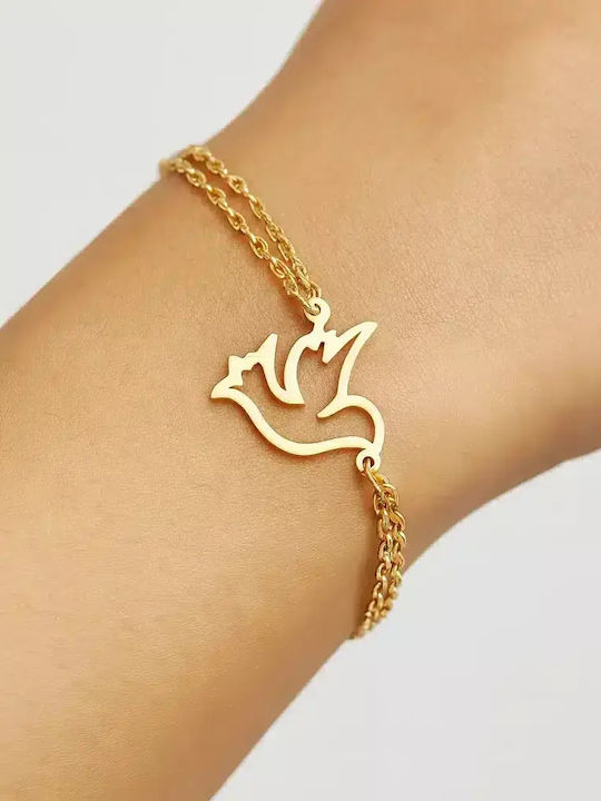 Nire Women's Bracelet made of Steel Gold Plated